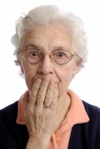 Grandma shocked