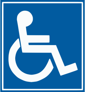 Handicap sign Special needs parking sign