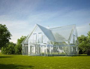 A glass house