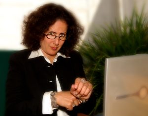 Stern woman